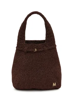 -----------MIZELE  ---- ------------ ----Big Timeless Crocheted Lurex Tote Bag --