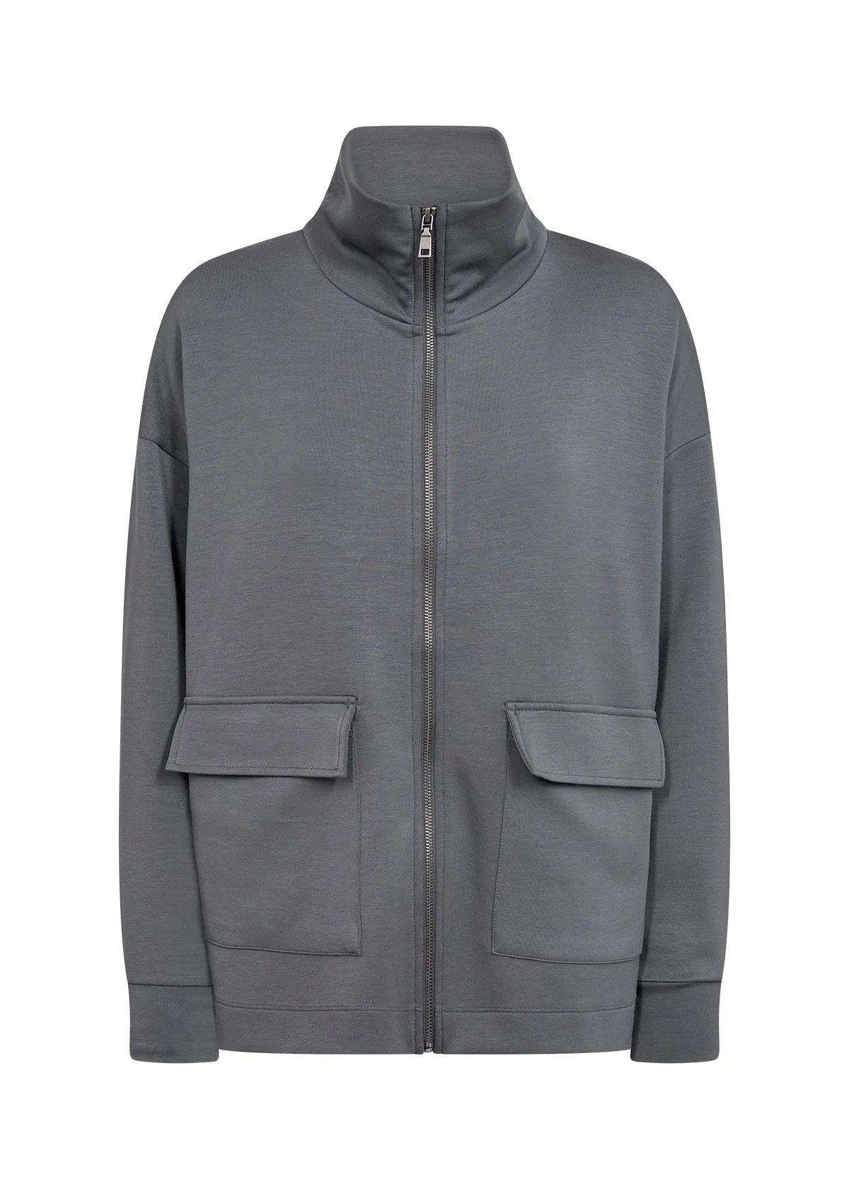 26427- Soya Concept Zip up- Charcoal