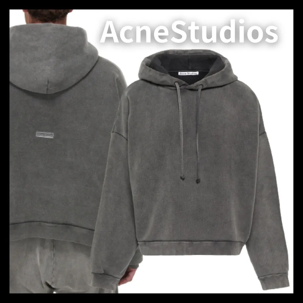 Acne Studios  |Pullovers Unisex Street Style Long Sleeves Plain Cotton