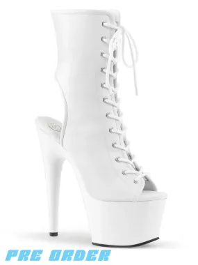 ADORE-1016 - WHITE VEGAN LEATHER  PRE ORDER 