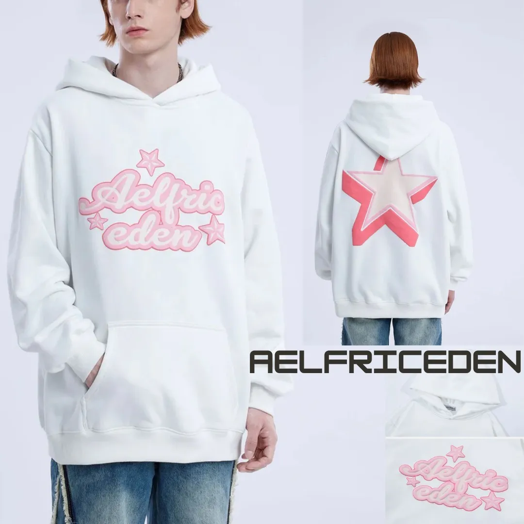 Aelfric Eden  |Pullovers Star Unisex Blended Fabrics Street Style