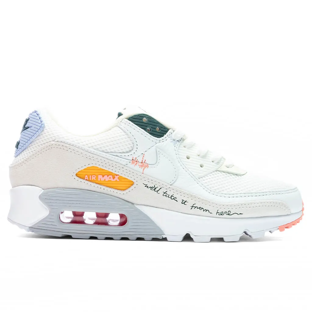 Air Max 90 Women's - Summit White/Pro Green