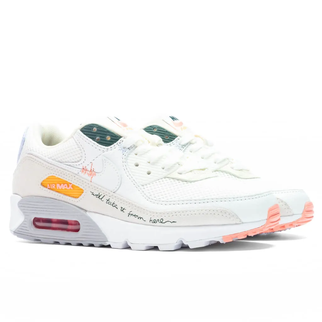 Air Max 90 Women's - Summit White/Pro Green