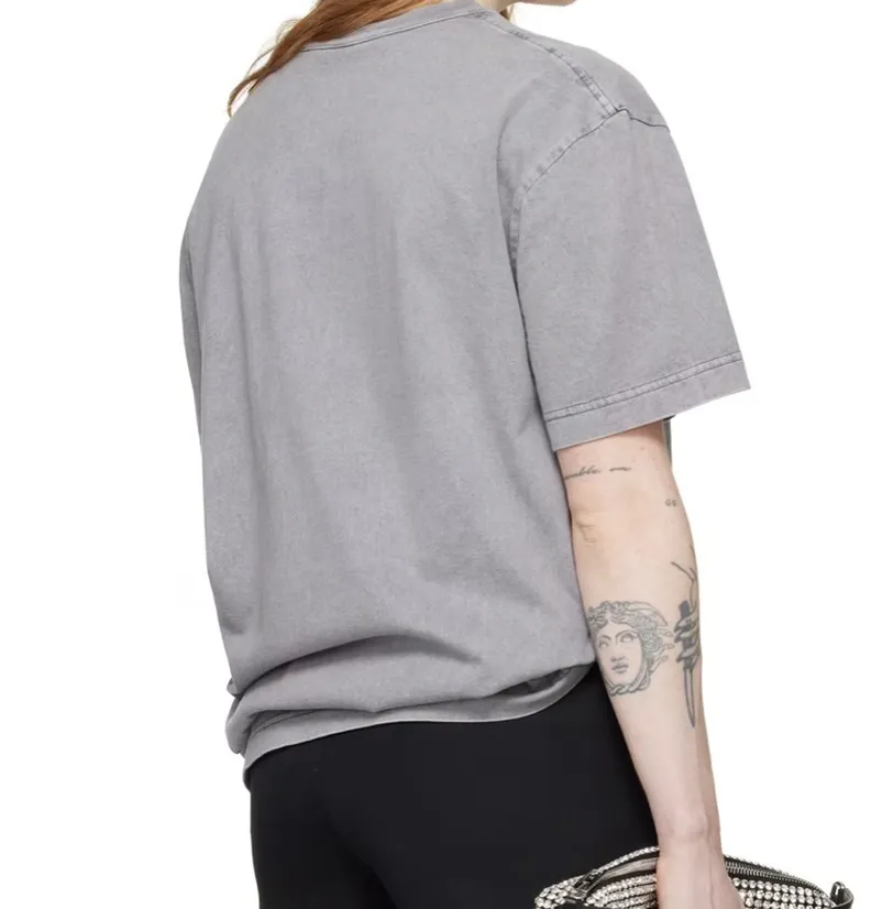 Alexander Wang  |Crew Neck Pullovers Unisex Street Style Plain Cotton