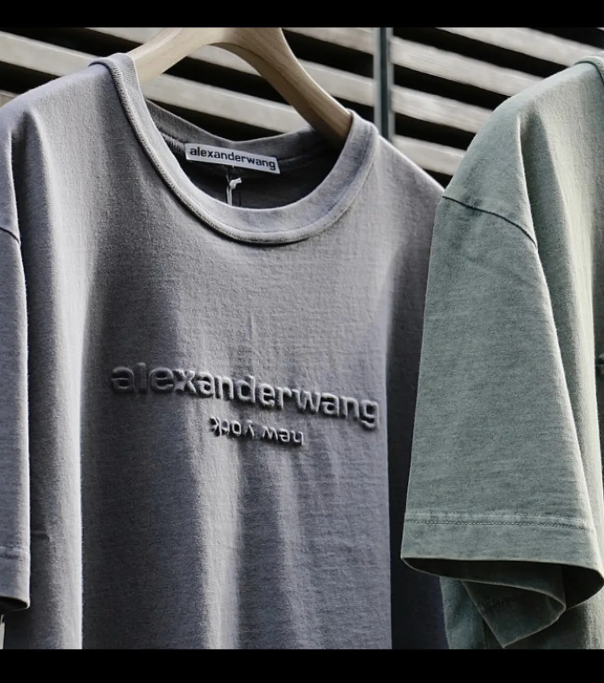 Alexander Wang  |Crew Neck Pullovers Unisex Street Style Plain Cotton