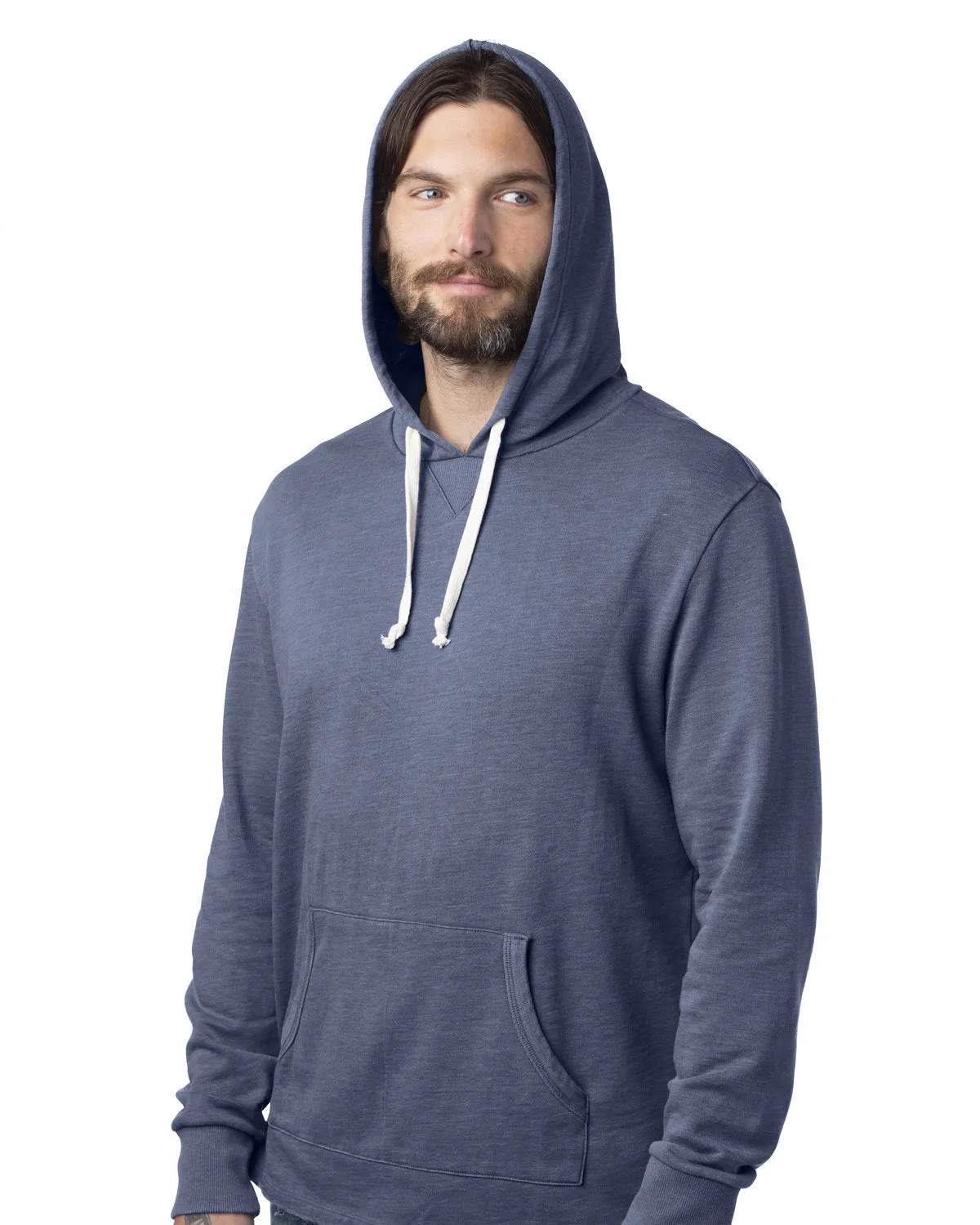 Alternative Men's School Yard Pullover Hoodie, Dark Navy