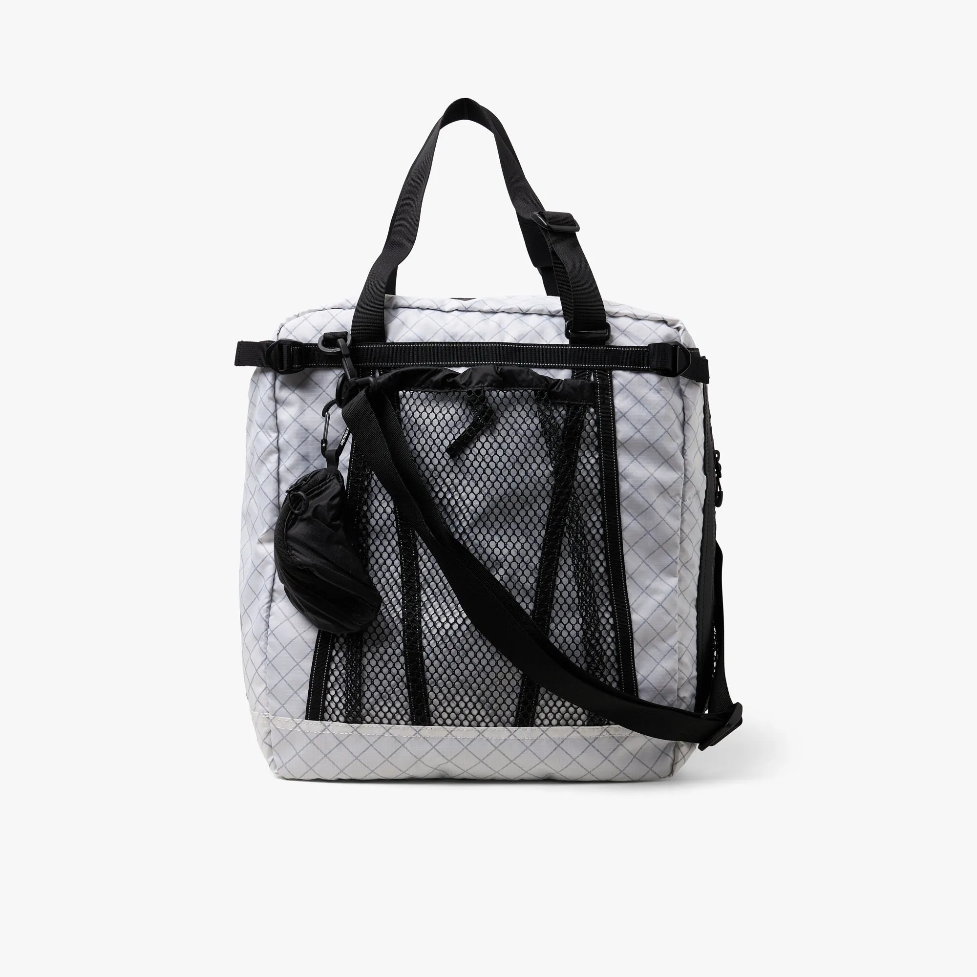 and wander Ecopak 30L 3way Tote Bag / Off White