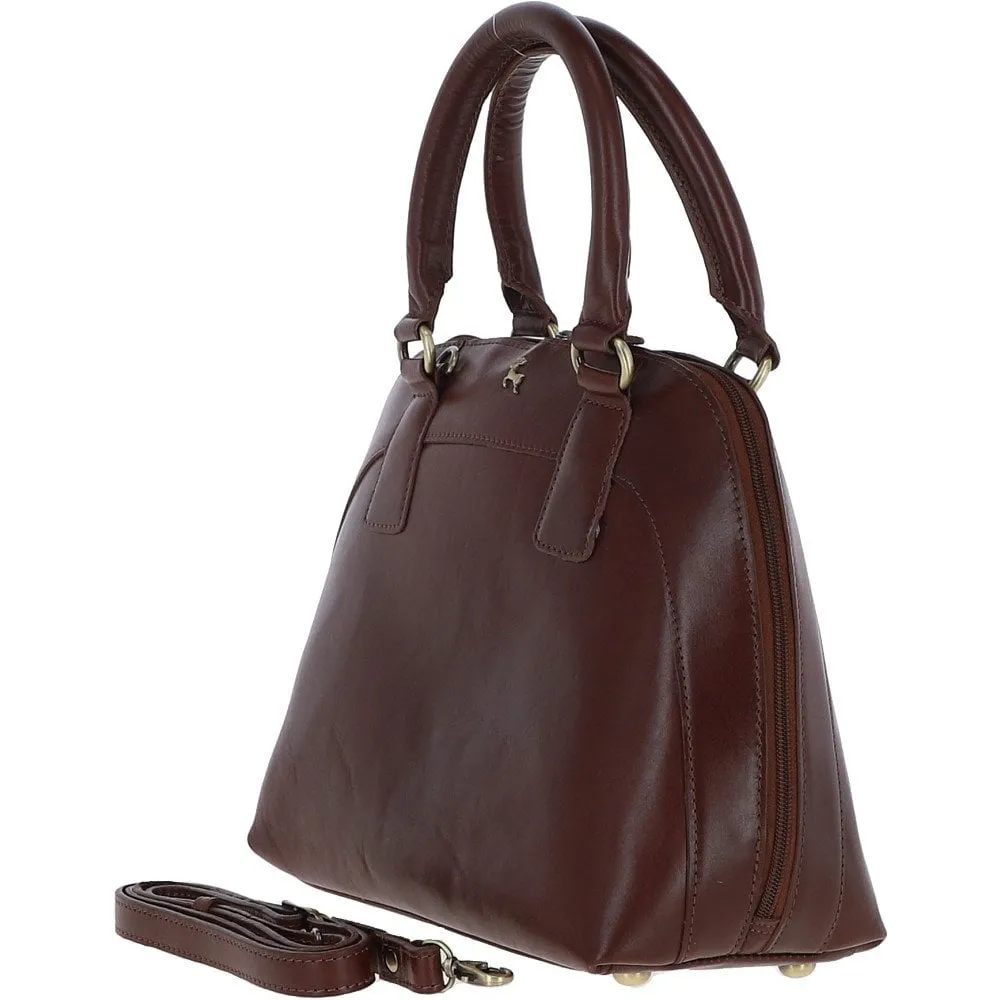 Ashwood Womens Leather Tote Bag Chestnut: V-30