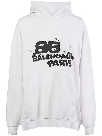 BALENCIAGA  |Pullovers Unisex Street Style Long Sleeves Plain Cotton Midi