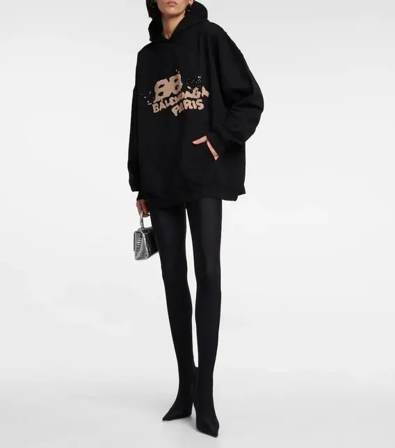 BALENCIAGA  |Pullovers Unisex Street Style Long Sleeves Plain Cotton Midi