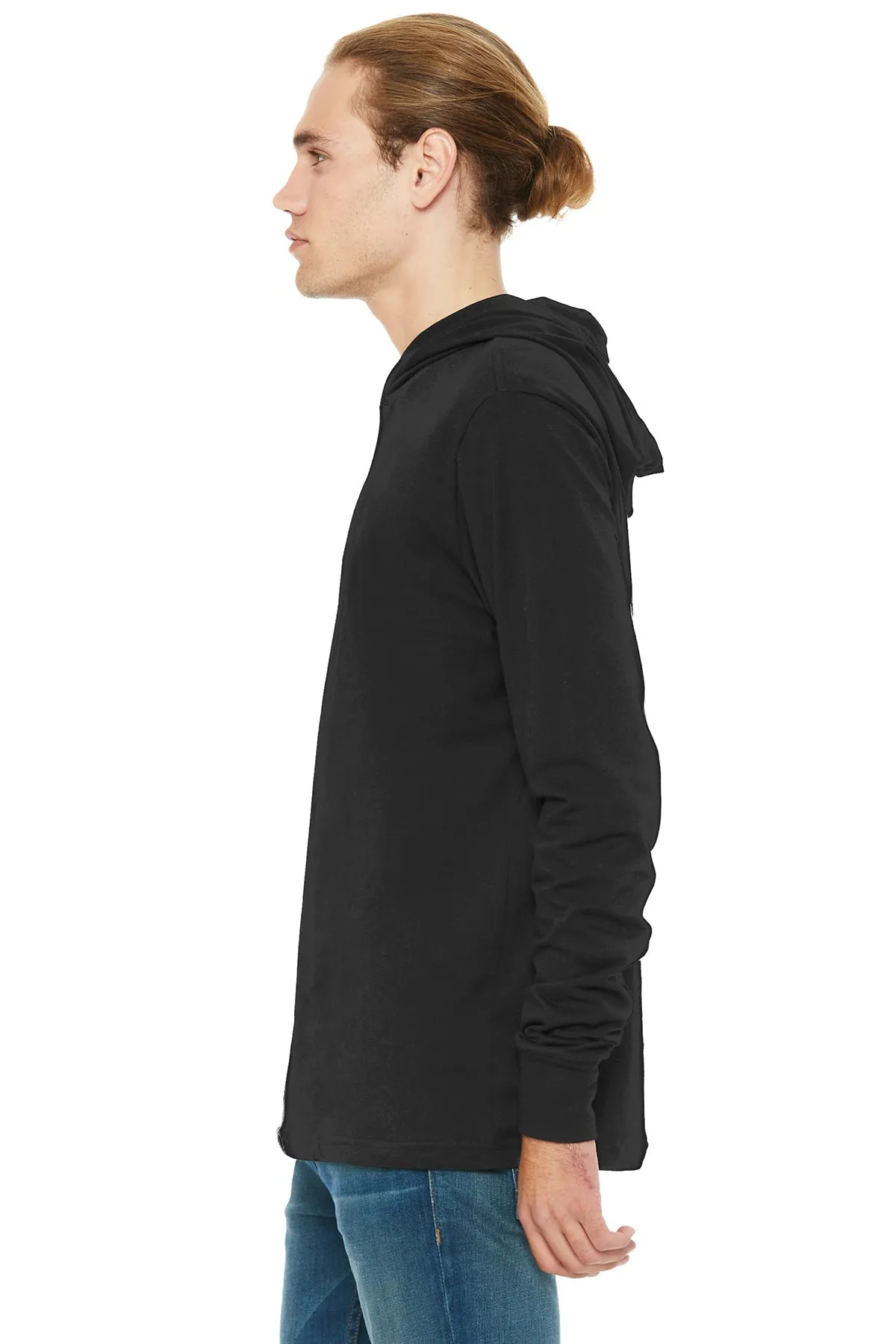 Bella Canvas Unisex Jersey Hoodie, Black