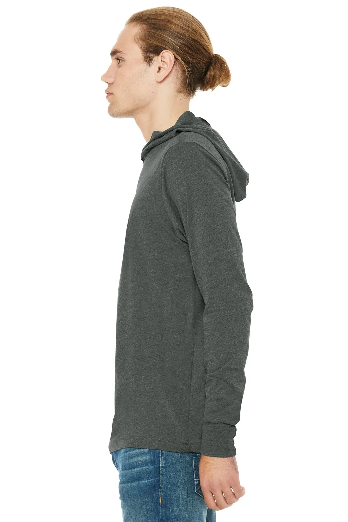 Bella Canvas Unisex Jersey Hoodie, Deep Heather