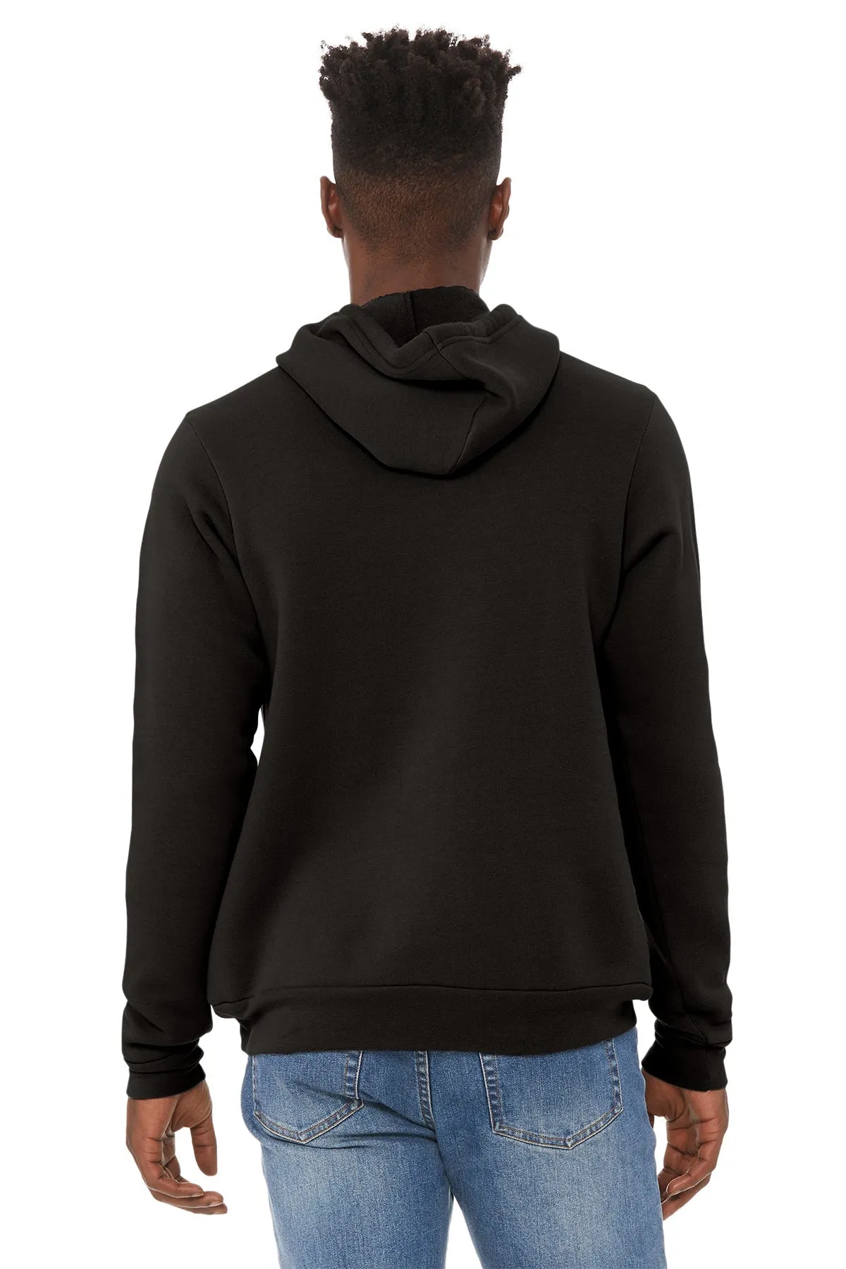 Bella Canvas Unisex Sponge Fleece Hoodie, Black