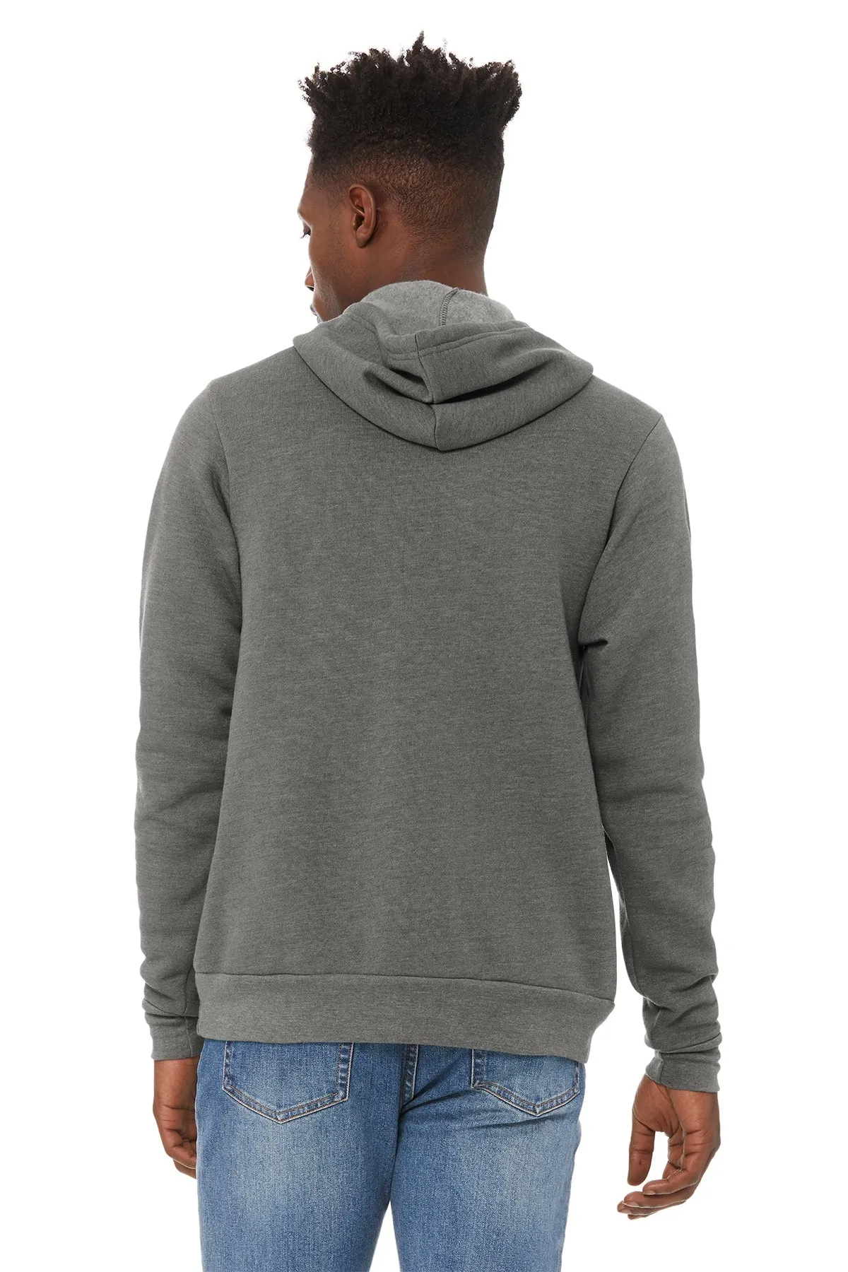 Bella Canvas Unisex Sponge Fleece Hoodie, Deep Heather