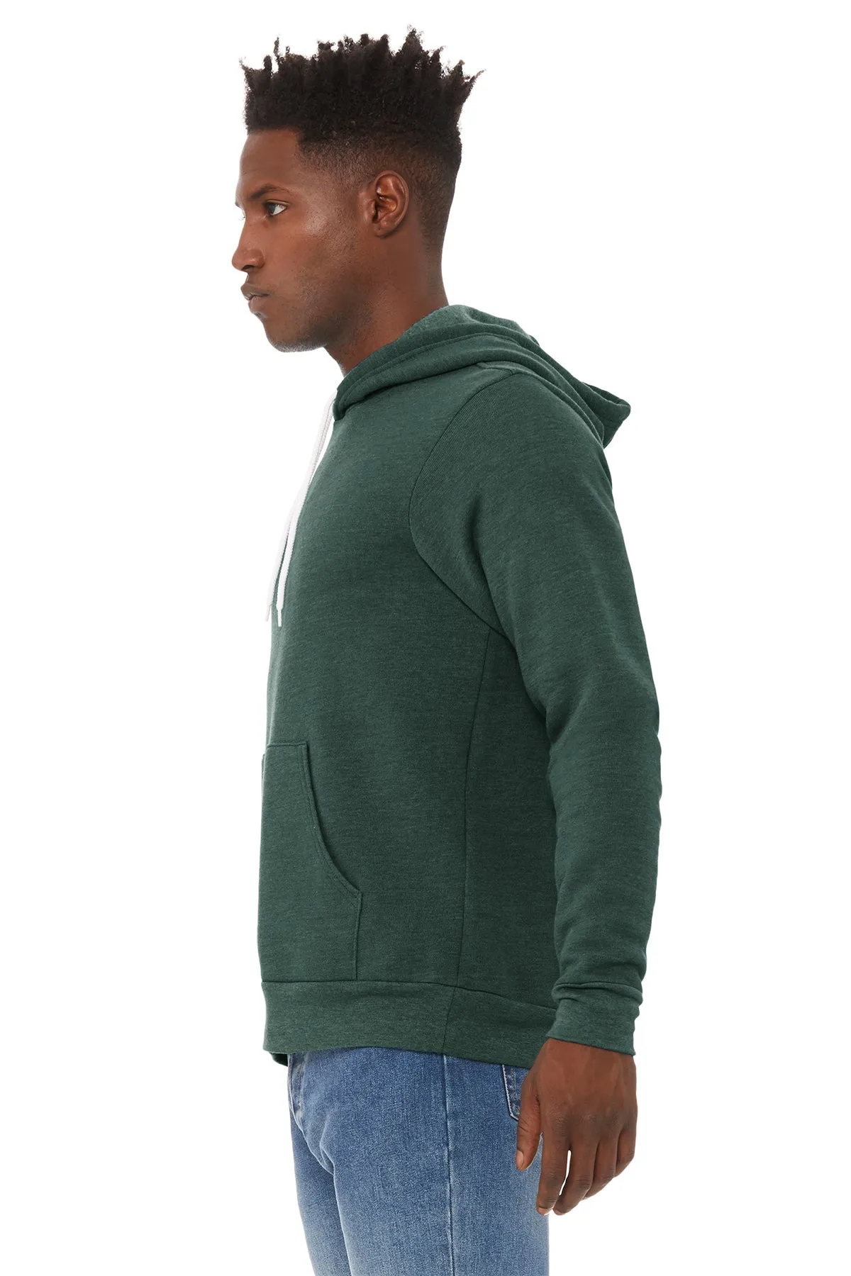 Bella Canvas Unisex Sponge Fleece Hoodie, Forest