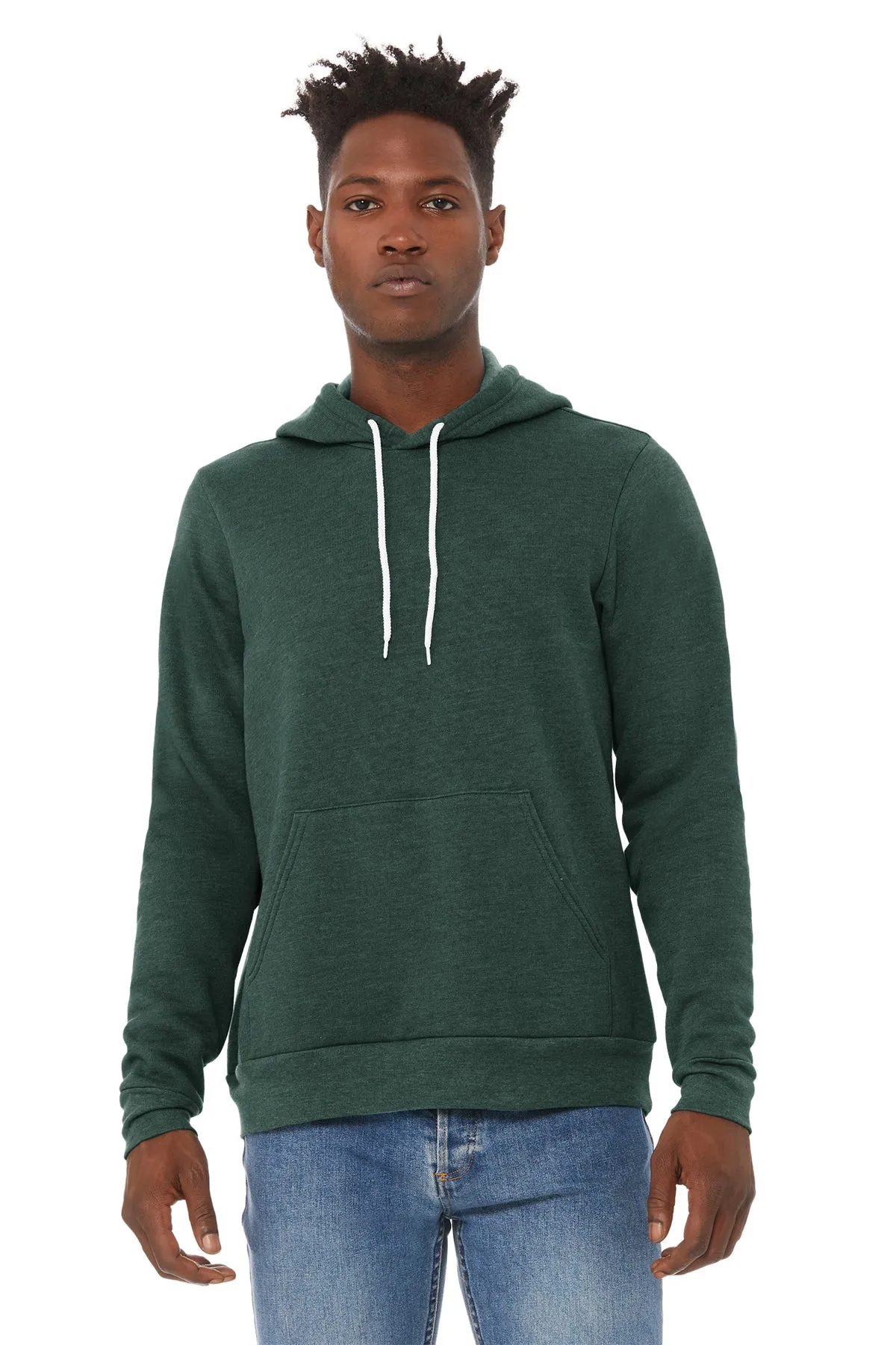 Bella Canvas Unisex Sponge Fleece Hoodie, Forest