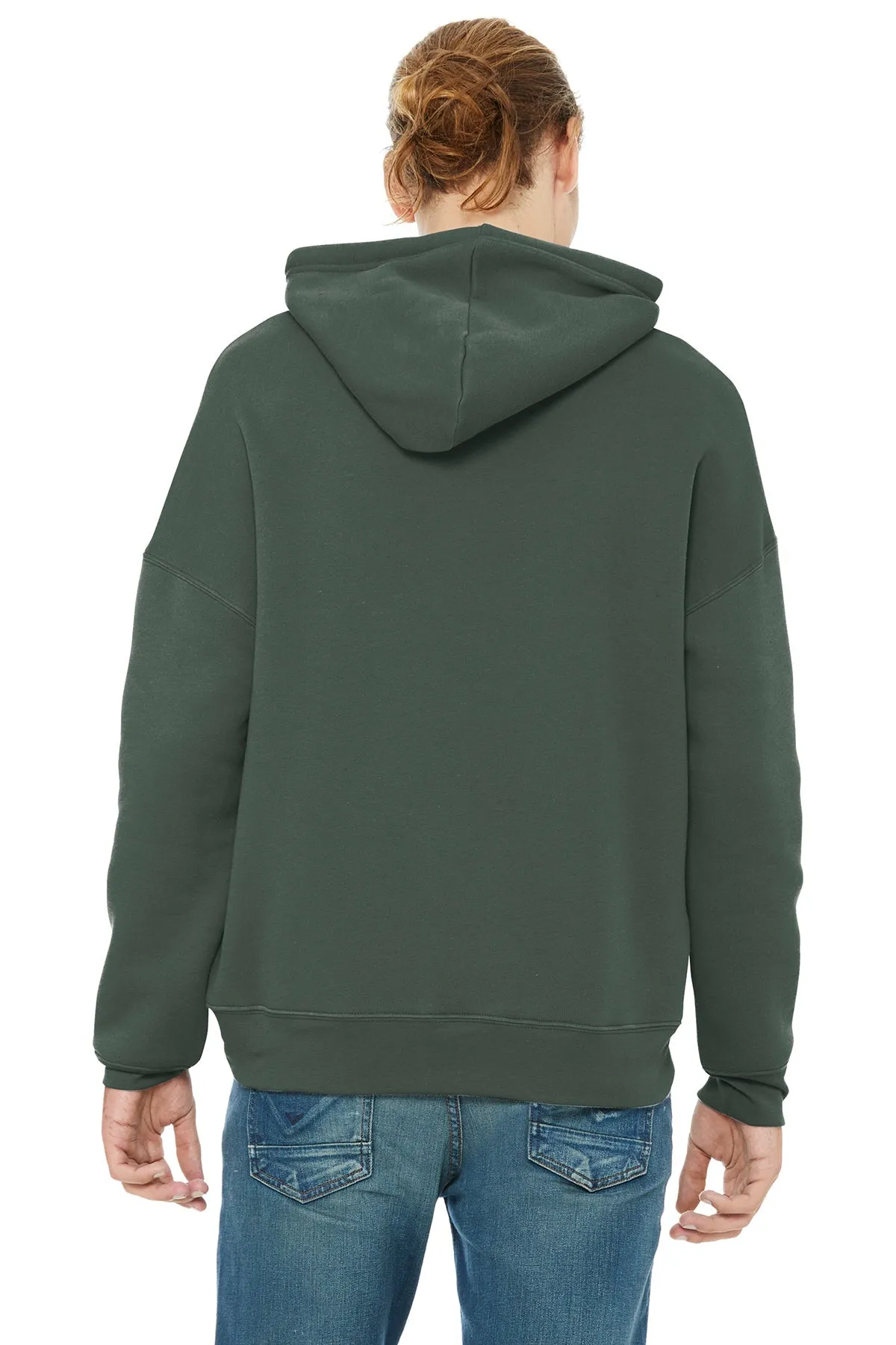 Bella Canvas Unisex Sponge Fleece Hoodie, Military Green