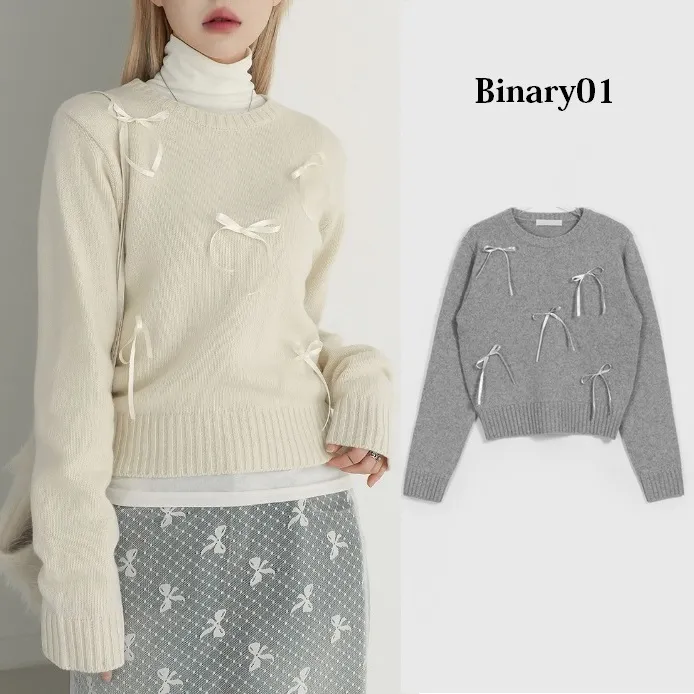 Binary01  |Long Sleeves V-neck & Crew neck