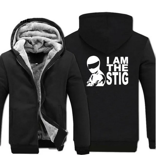 Black and Grey Zipper Hoodie