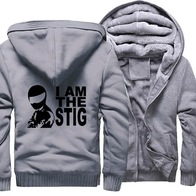 Black and Grey Zipper Hoodie