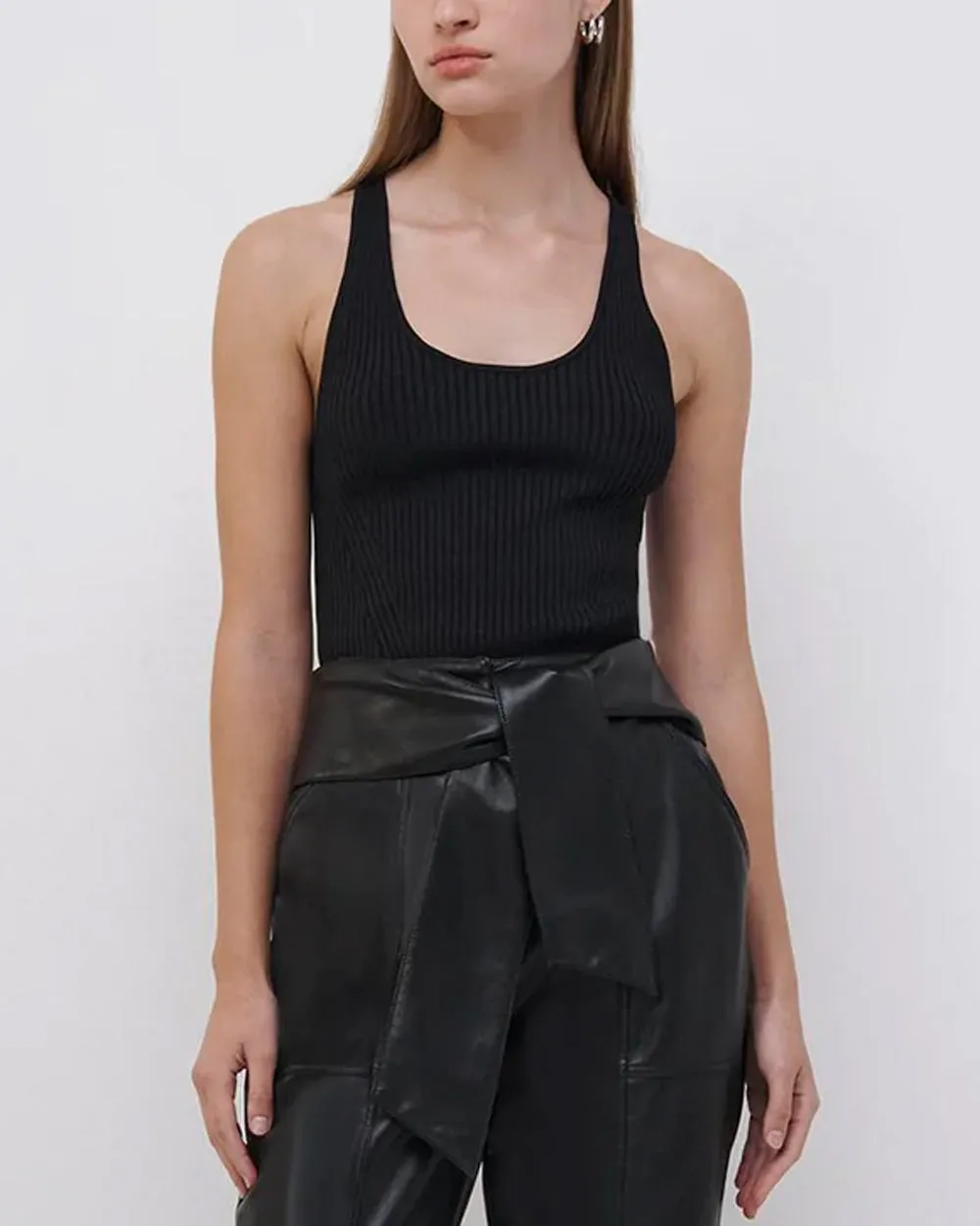 Black Cecilia Crop Top