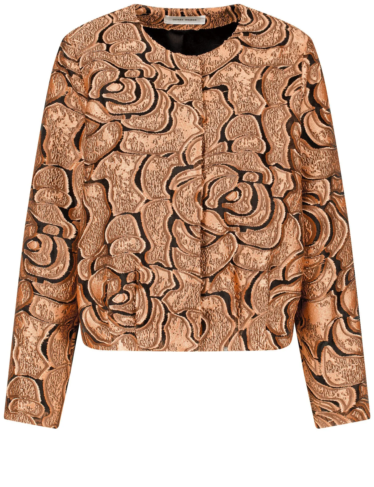 Blazer jacket in brocade fabric