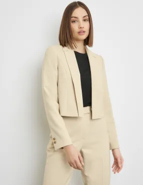 Bolero blazer made of fine stretch fabric