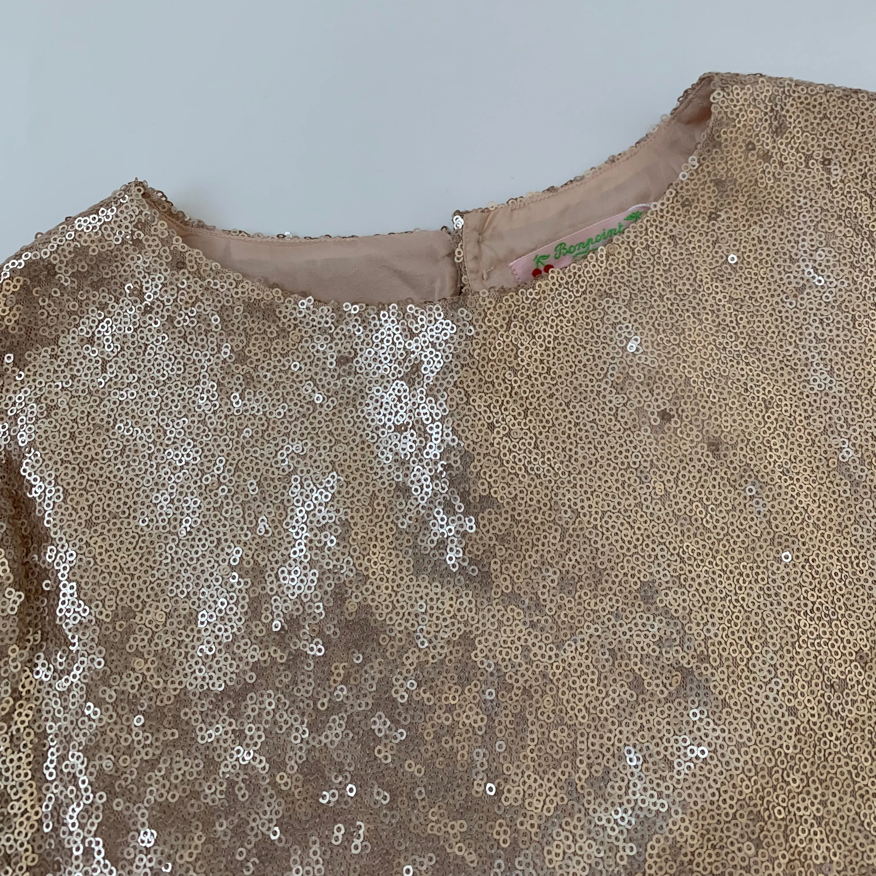 Bonpoint Gold Sequin Top: 12 Years (Brand New)