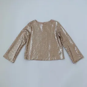 Bonpoint Gold Sequin Top: 12 Years (Brand New)