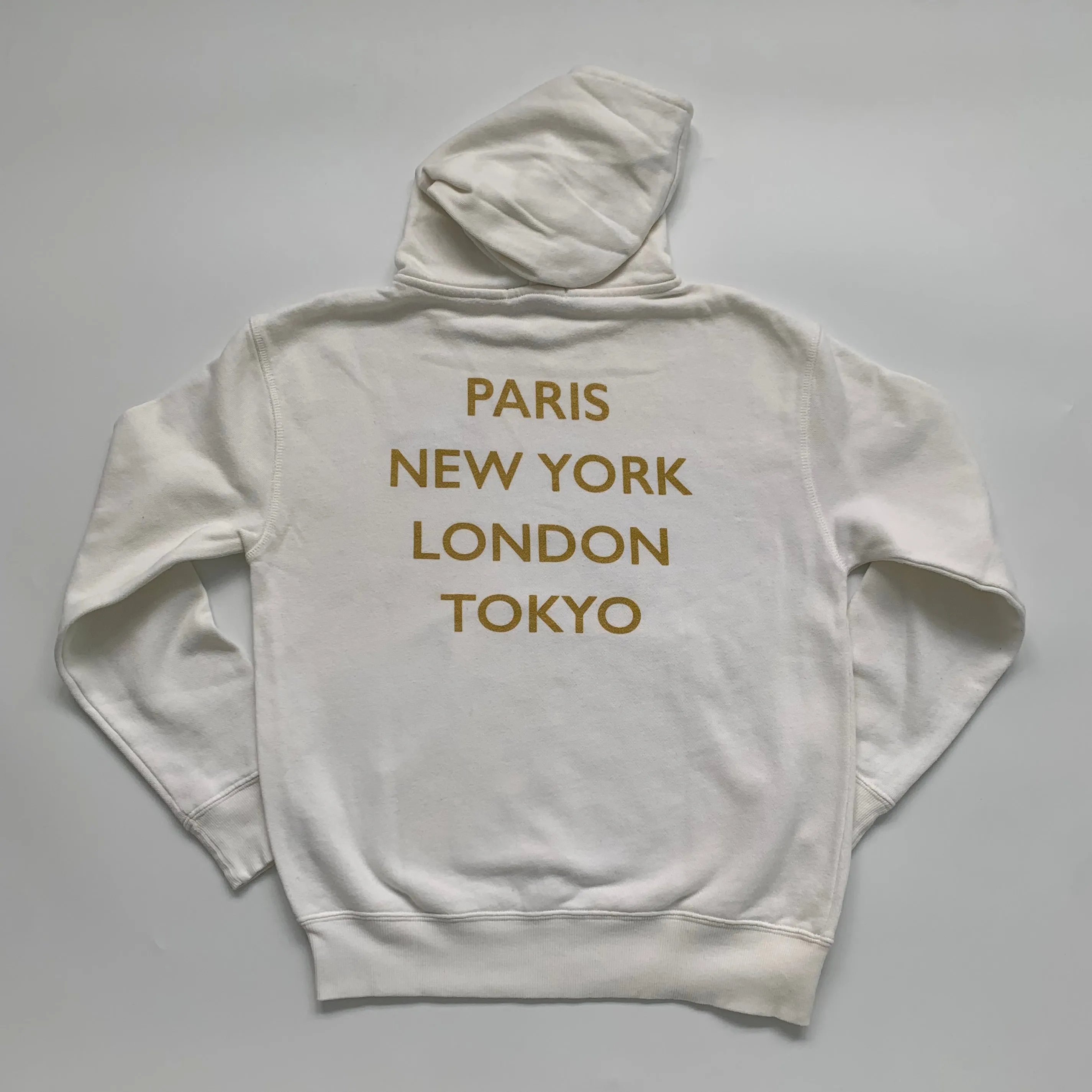 Bonpoint White Hooded Sweatshirt Top: 12 Years