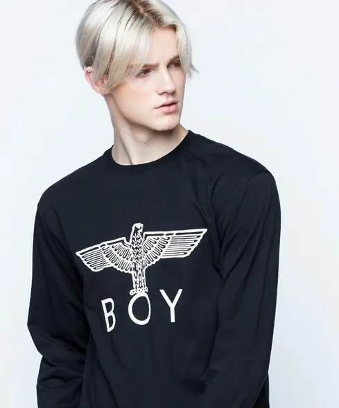 BOY LONDON  |Crew Neck Pullovers Unisex Street Style Long Sleeves