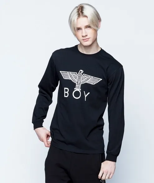 BOY LONDON  |Crew Neck Pullovers Unisex Street Style Long Sleeves