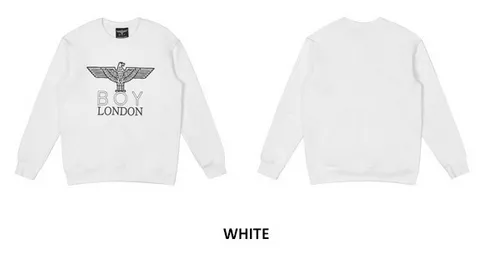 BOY LONDON  |Crew Neck Pullovers Unisex Sweat Street Style Long Sleeves