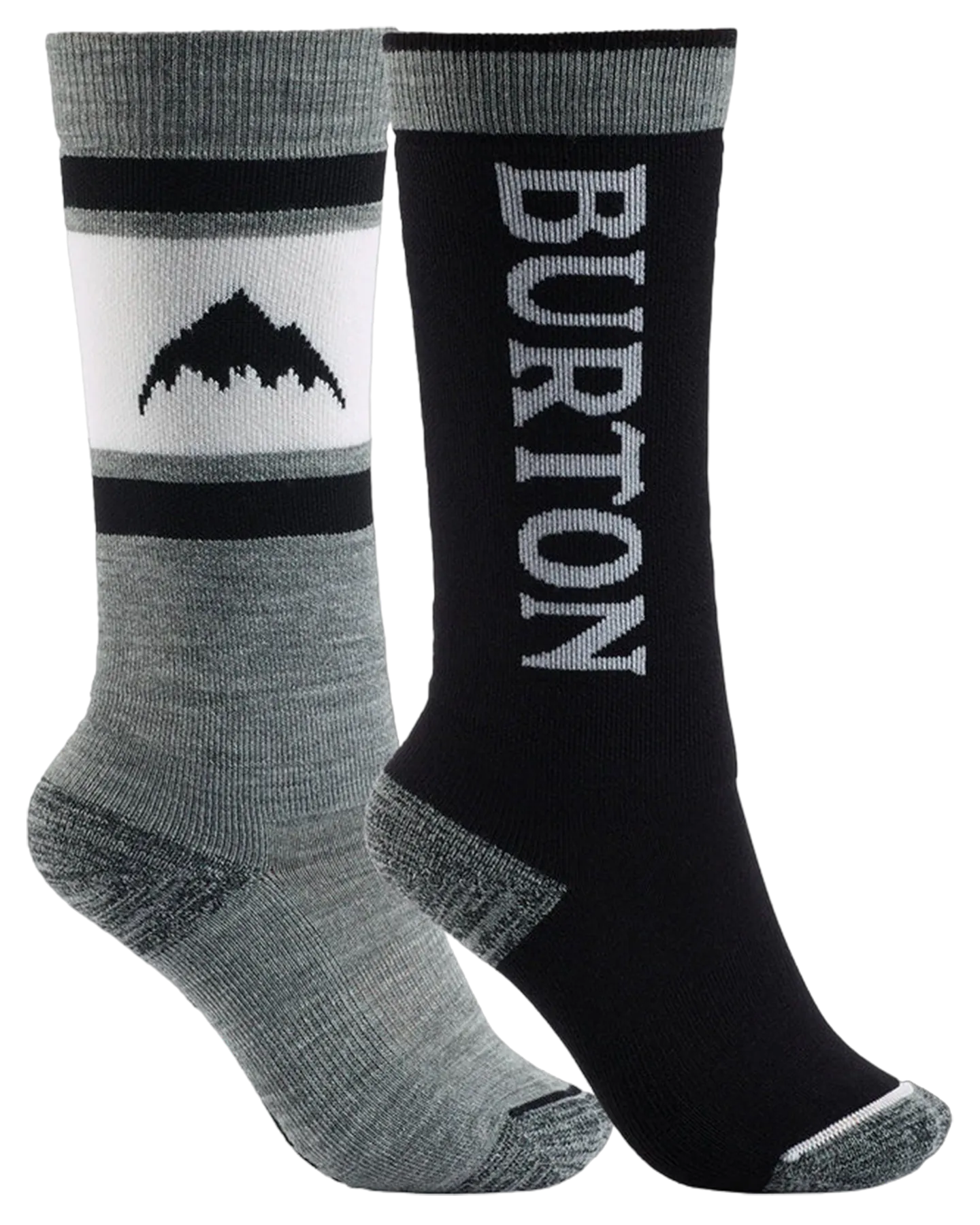 Burton Kids' Weekend Midweight Socks 2-Pack - True Black