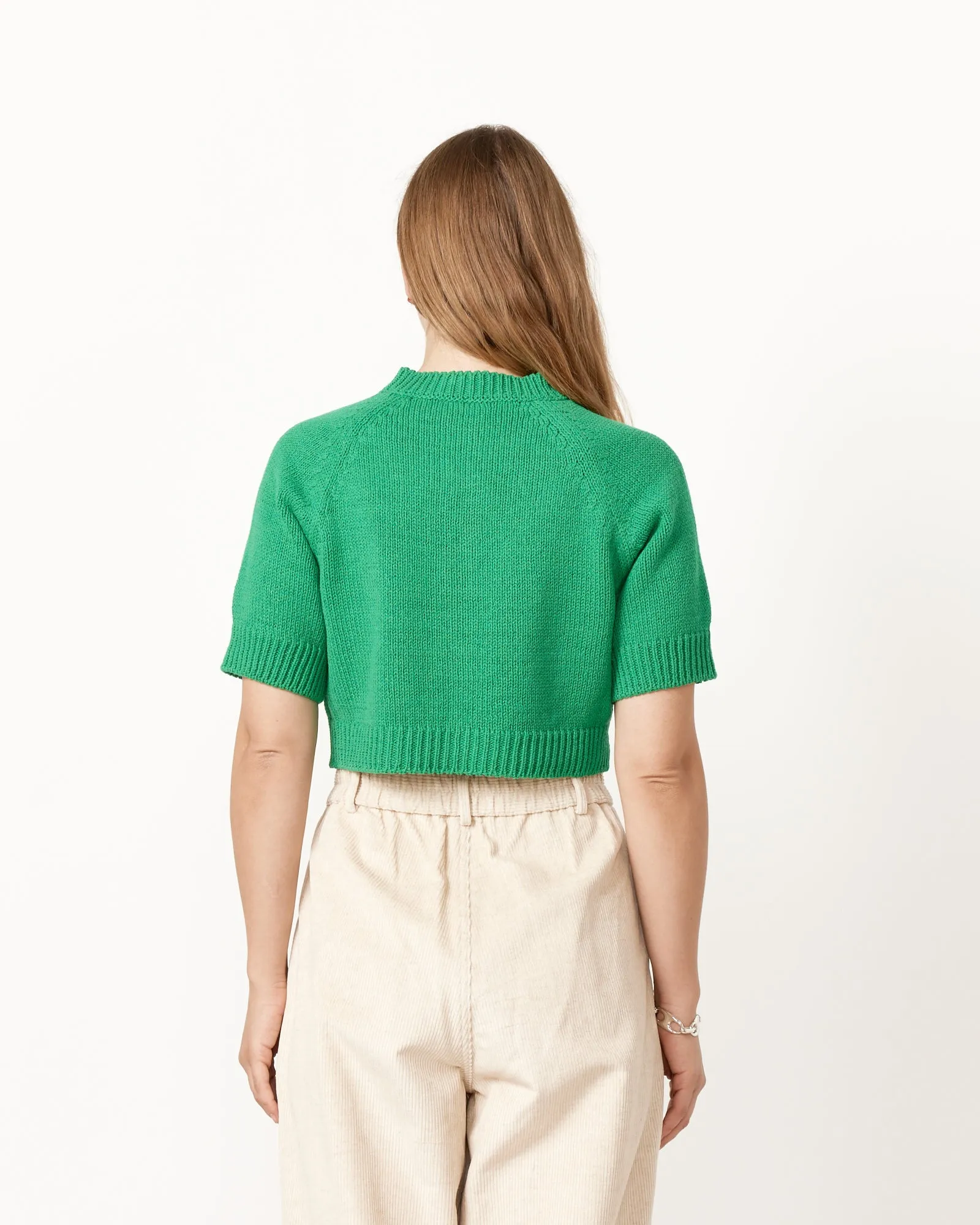 Buttoned Top in Green