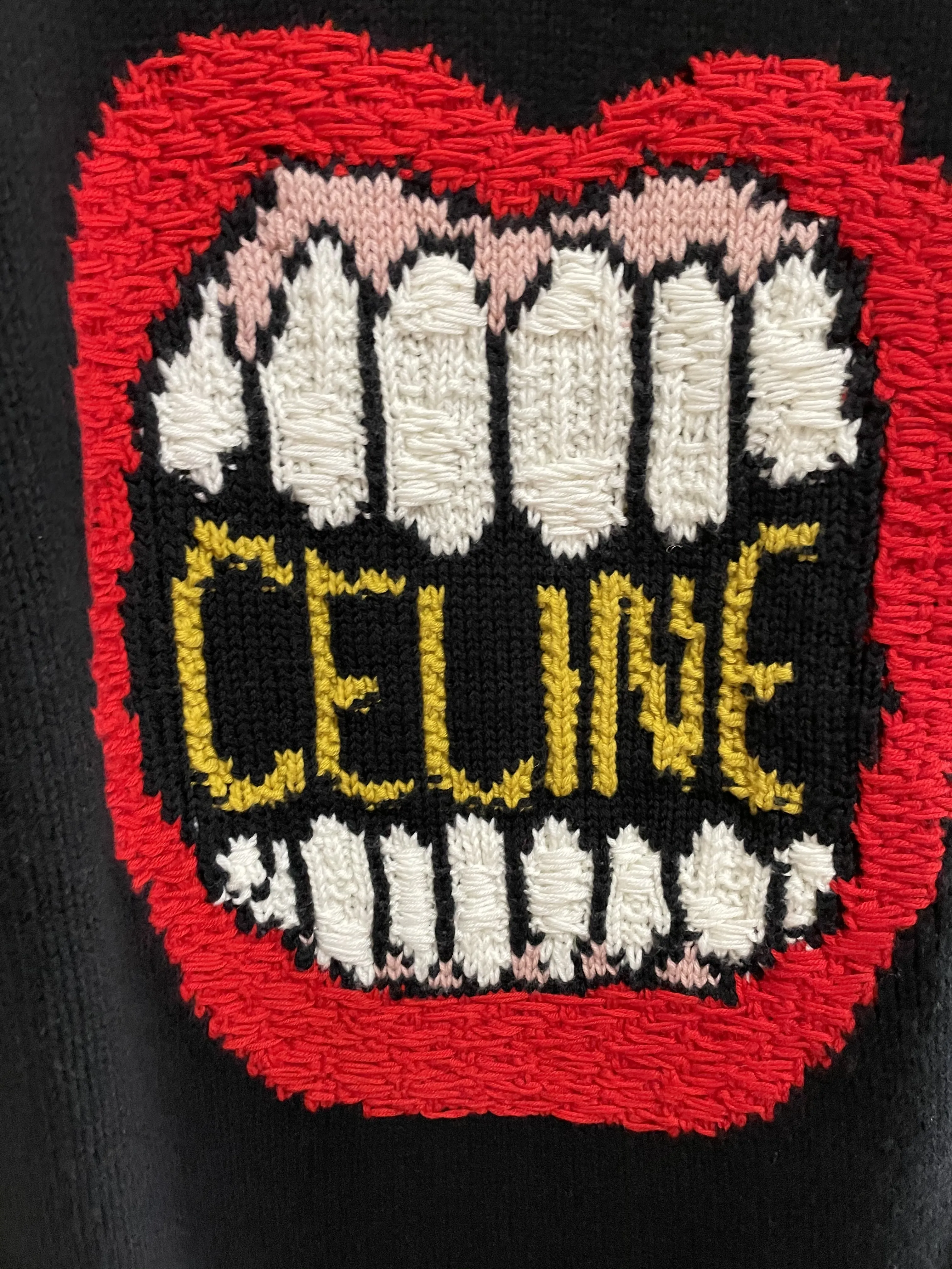 CELINE  |Pullovers Unisex Wool Cashmere Low Gauge Street Style