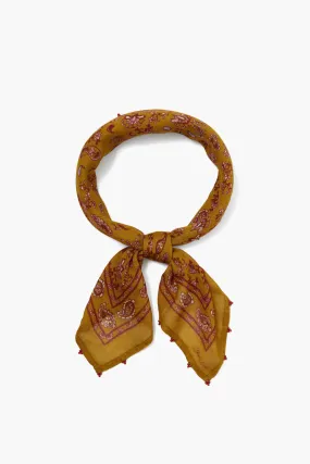 Chai Tea Paisley Bandana