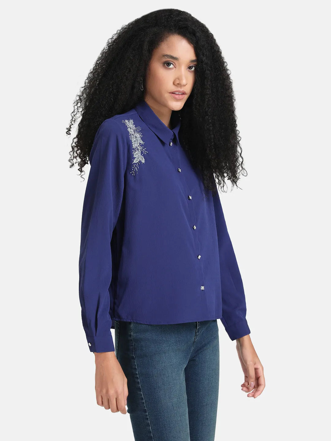 Classic Shirt With Embellishment