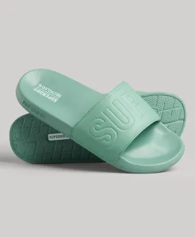 Code Core Pool Sliders | Granite Green