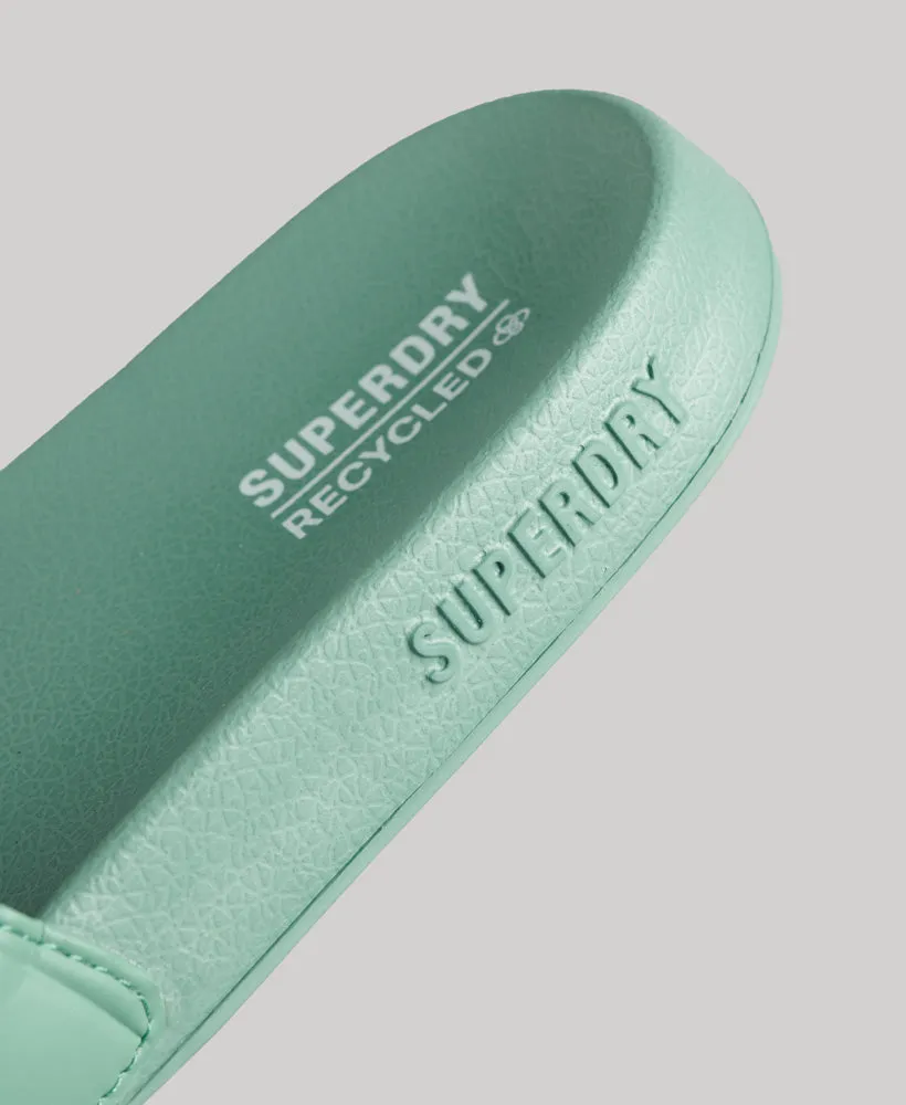 Code Core Pool Sliders | Granite Green