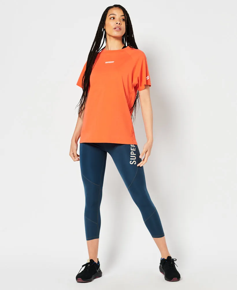 Core Short Sleeve T Shirt | Hot Coral