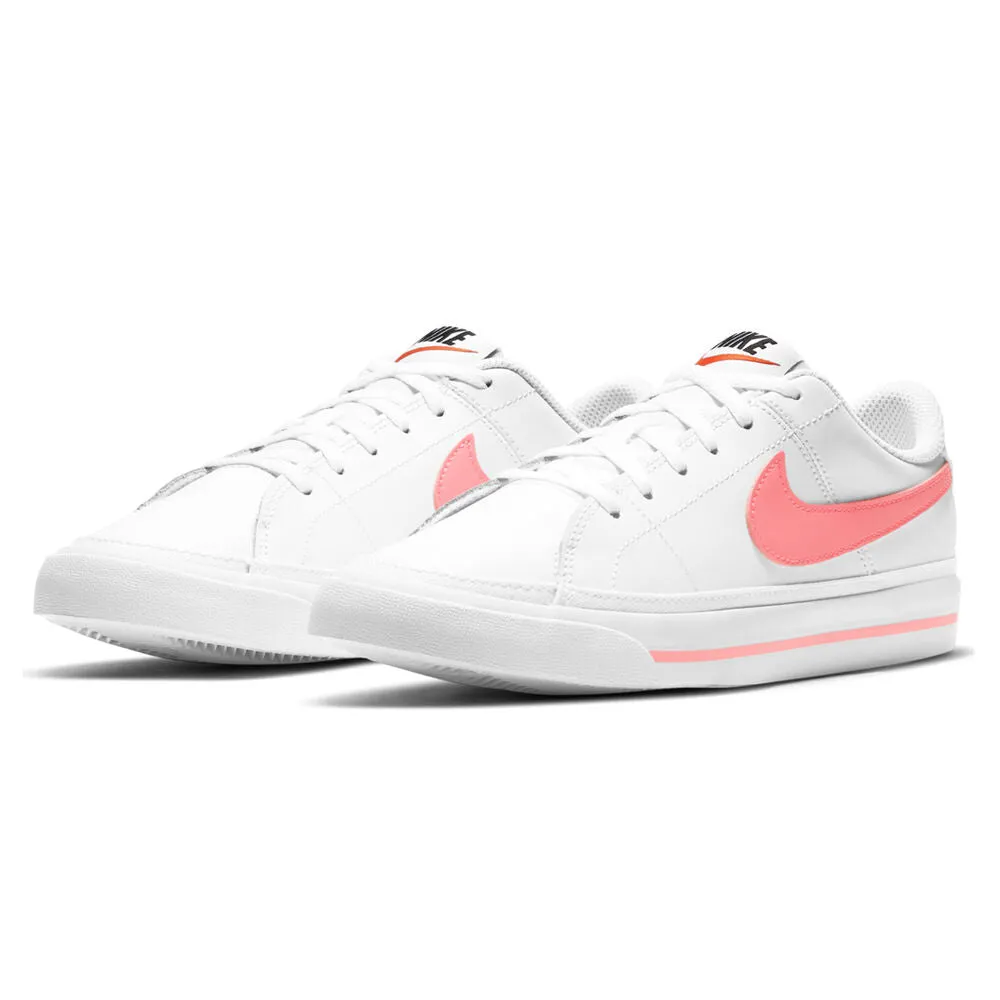 Court Legacy Older Kids/ Youth (White/Pink)