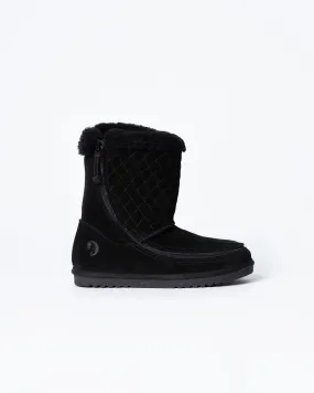 Cozy Boot Lux (Womens) - Black Quilt