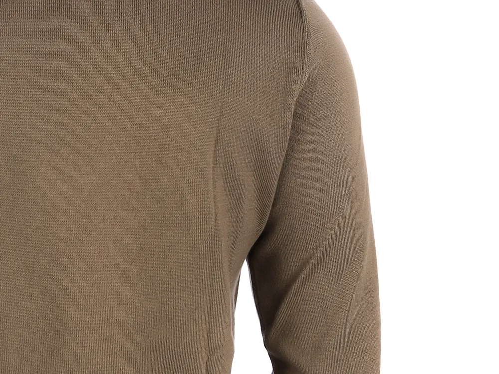 C.P. Company  |Long Sleeves Plain Cotton Logo Sweaters