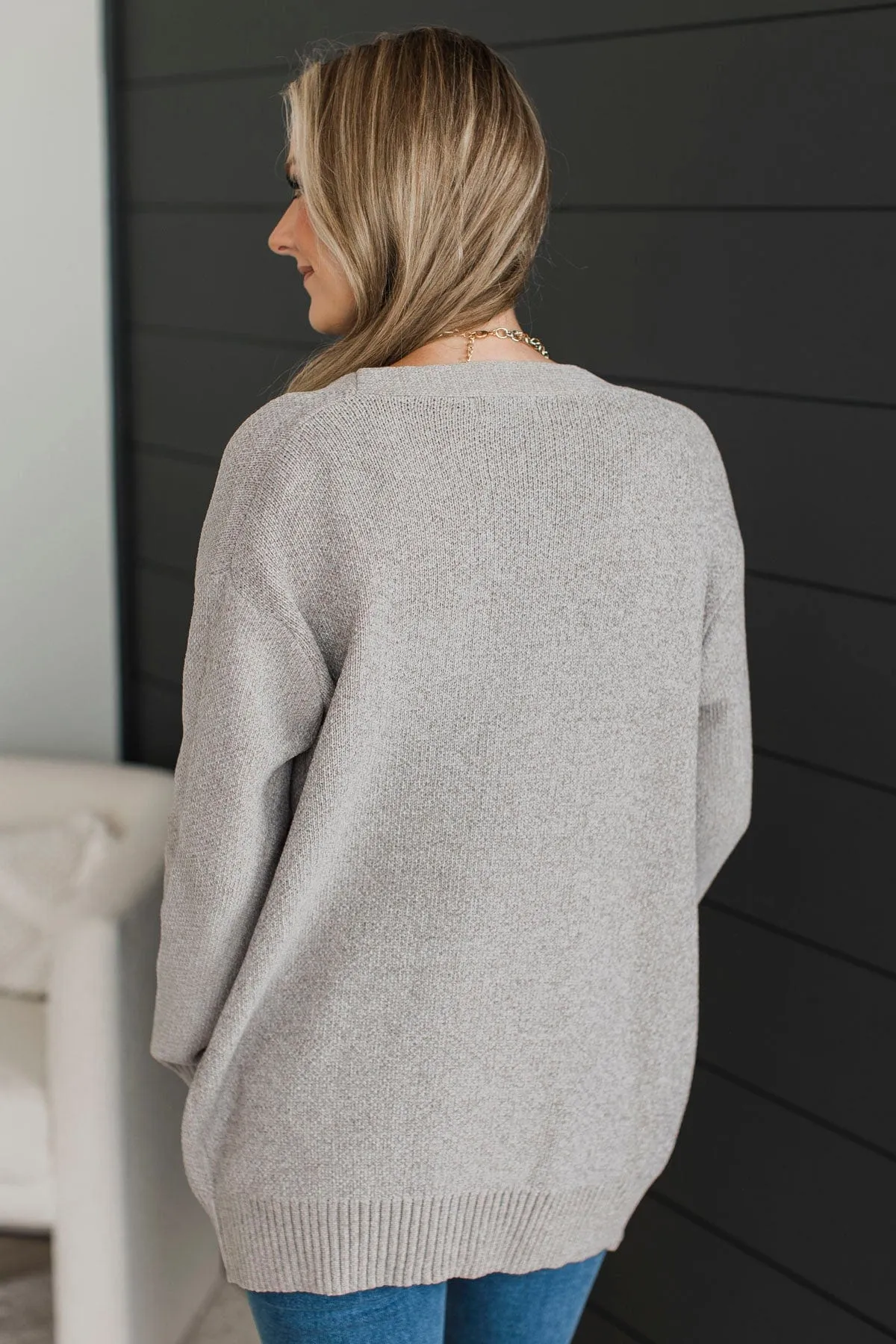 Cuddle Up To You Knit Cardigan- Light Mocha