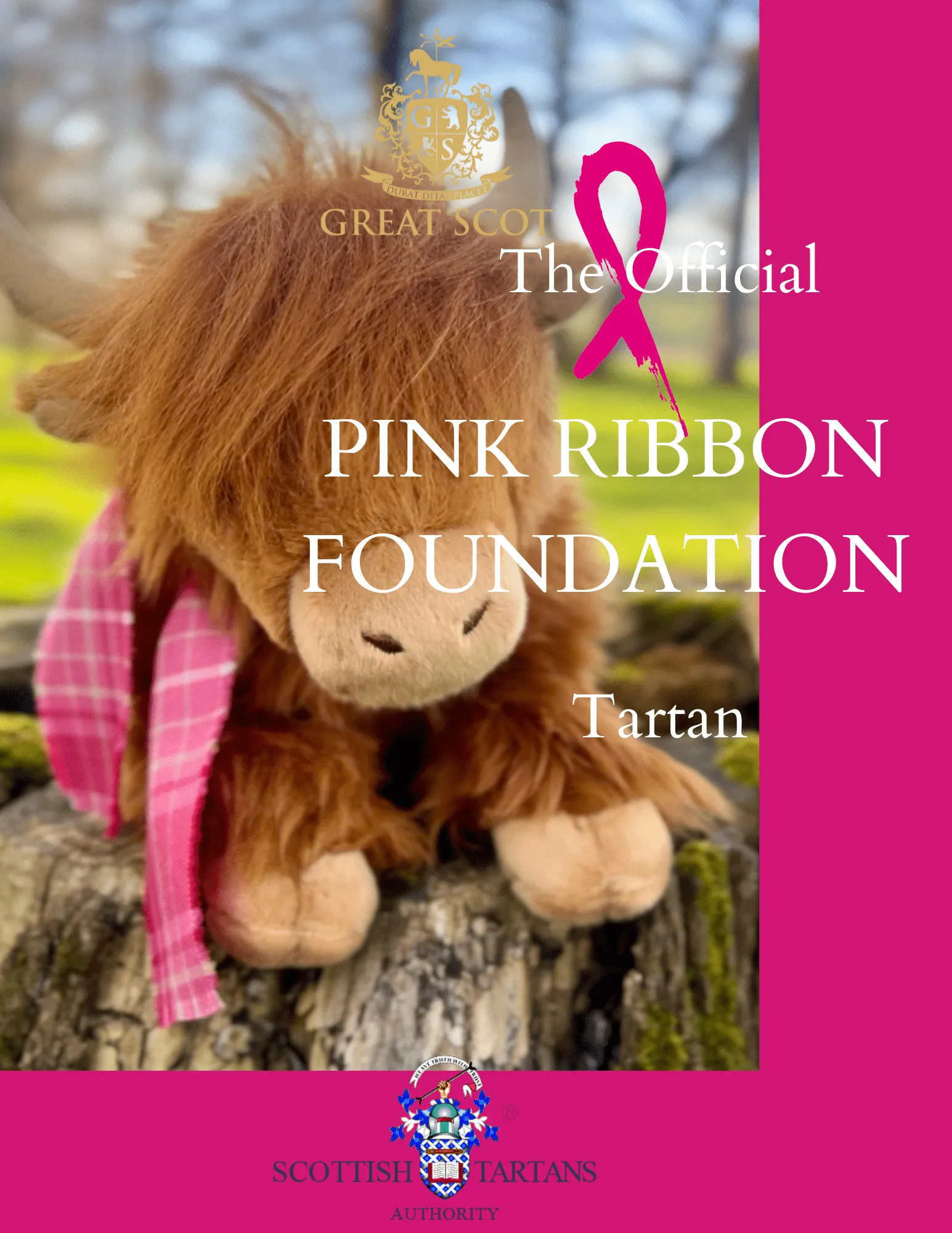 Curaidh Muckle Coo  (The Official Pink Ribbon Tartan)