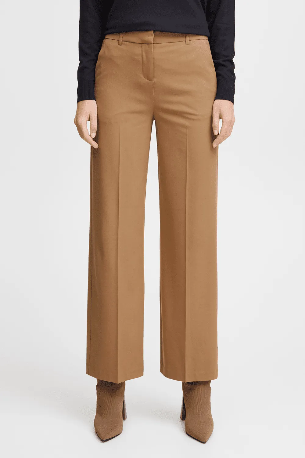 Danta Wide Leg Pant - Brown