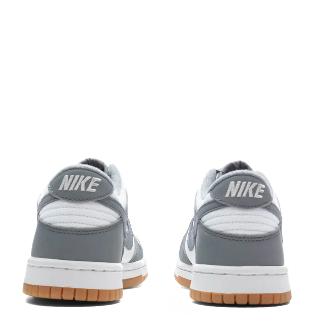 Dunk Low (GS) 'Reflective Grey' - White/Smoke Grey/Light Iron Ore