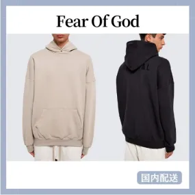 FEAR OF GOD  |Crew Neck Pullovers Street Style Long Sleeves Plain Cotton