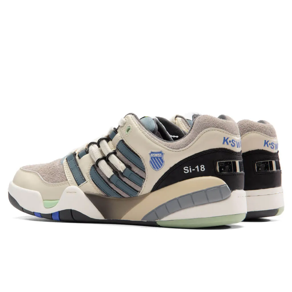 Feature x K-Swiss Si-18 International - Pistachio Shell/Frost Grey/Marshmallow